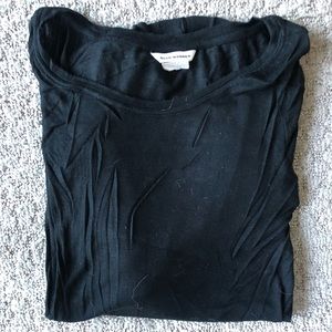 Black Club Monaco 3/4 Sleeve Top